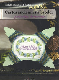 Cartes anciennes à broder: Petits objets de mercerie