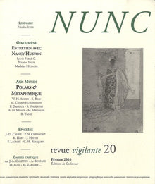 Nunc n°20 Dossier Polars & métaphysique
