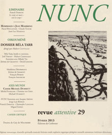 Nunc n°29 Dossier Béla Tarr