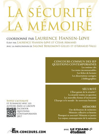 Sciences Po, questions contemporaines: La sécurité, la mémoire