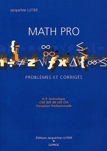 Math Pro. Problemes Et Corriges