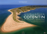 Vol au-dessus du littoral du Cotentin de la baie des Veys au Mont-Saint-Michel