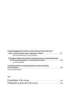 Nécessité de l'histoire et transmission