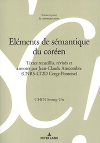 Eléments de sémantique du coréen