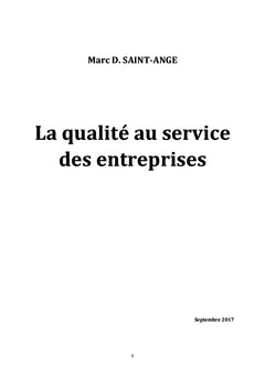 La qualité au service des entreprises