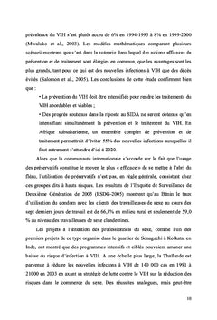 Déterminants psychosociaux de l'utilisation des préservatifs masculins