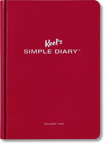 Keel's simple diary, dark red