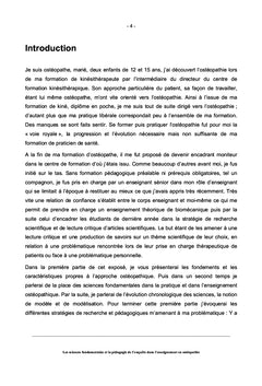 La pédagogie de l'enquête dans l'enseignement en ostéopathie