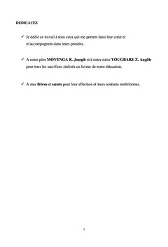 Problematique de l'Introduction du LMD au Burkina Faso