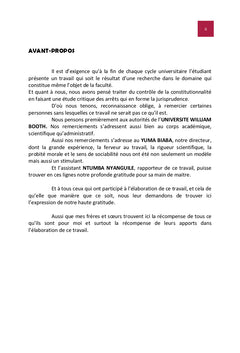 Le contrôle de la constitutionnalité des lois et règlements