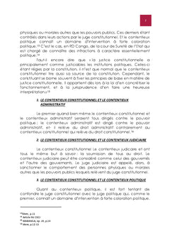 Le contrôle de la constitutionnalité des lois et règlements
