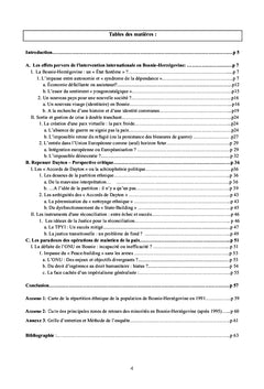 Lintervention internationale en Bosnie-Herzégovine