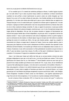 Lintervention internationale en Bosnie-Herzégovine
