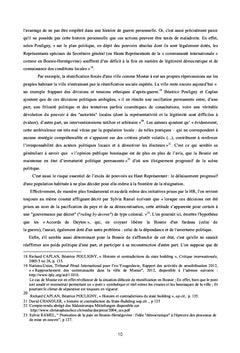 Lintervention internationale en Bosnie-Herzégovine