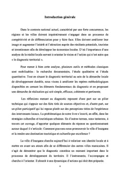 Le diagnostic territorial : Etat des lieux de la ville d'Inezgane
