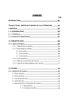 Complications pleurales des kystes hydatiques thoraciques