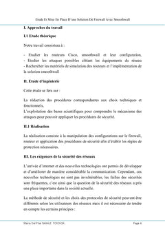 Etude et mise en place d'une solution de Firewall avec Smoothwall
