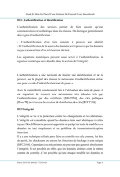 Etude et mise en place d'une solution de Firewall avec Smoothwall