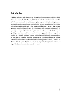 Influence du changement climatique sur la nappe du Dogger (Vienne)