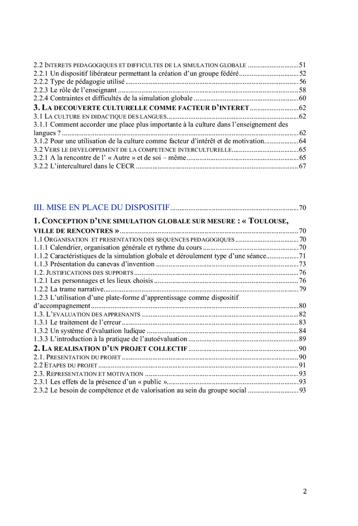 Simulation globale, motivation et implication de l'apprenant