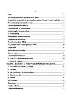 Le cancer de la vessie