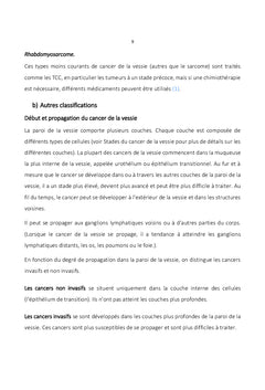 Le cancer de la vessie