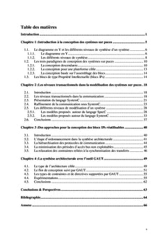 Conception des IP réutilisables dans les systèmes embarqués SoC