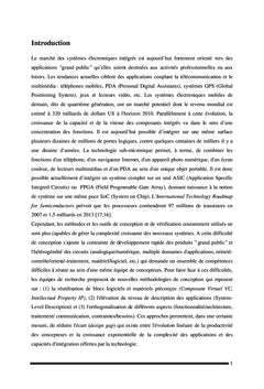 Conception des IP réutilisables dans les systèmes embarqués SoC