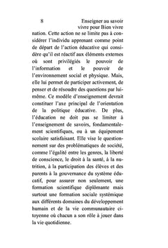 Enseigner au Savoir vivre pour Bien vivre