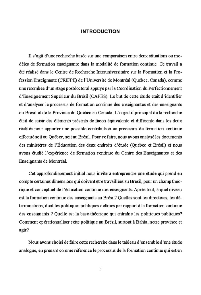 Formation continue des enseignantes et des enseignants