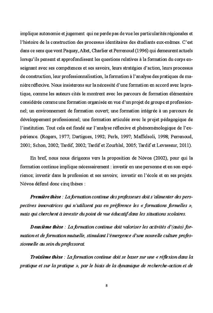 Formation continue des enseignantes et des enseignants