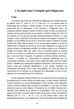 Histoire et etymologie de l'erysipele
