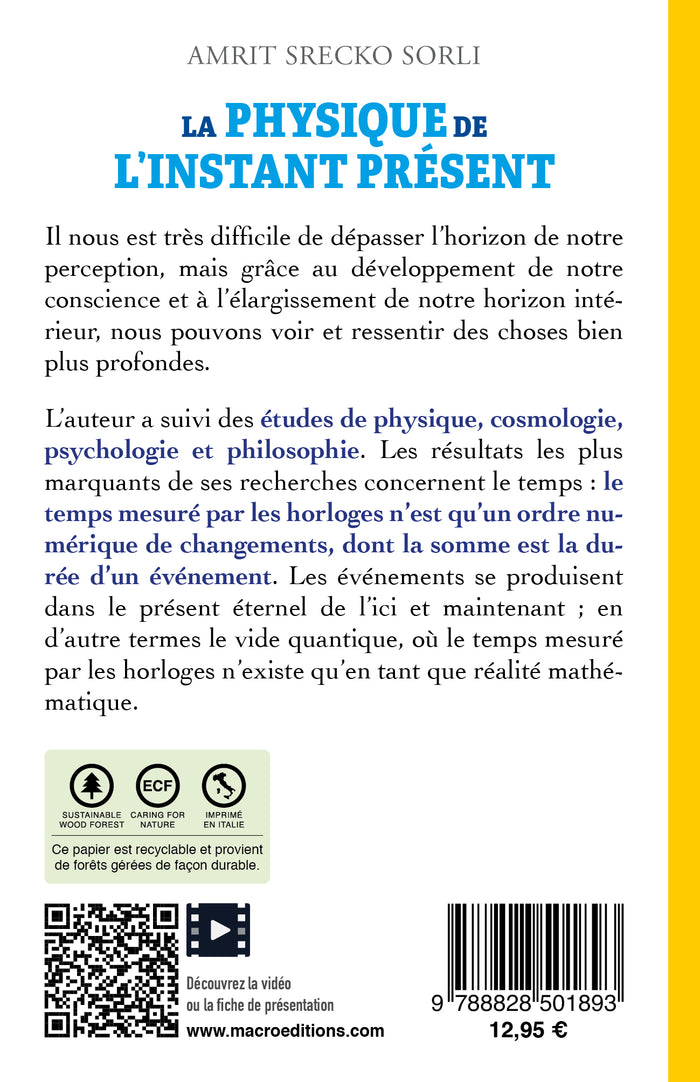 La physique de l'instant présent