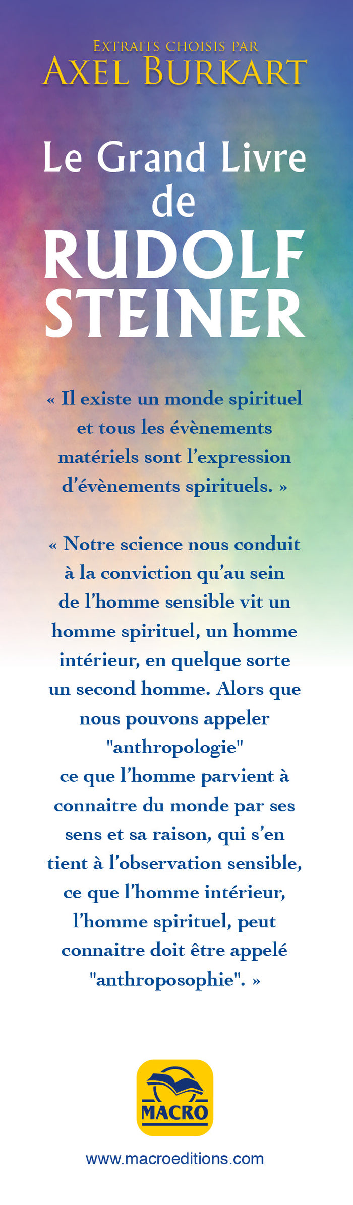 Le grand livre de Rudolf Steiner