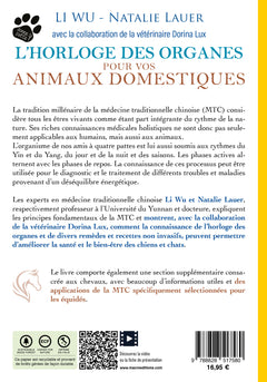 L'horloge des organes pour vos animaux domestiques