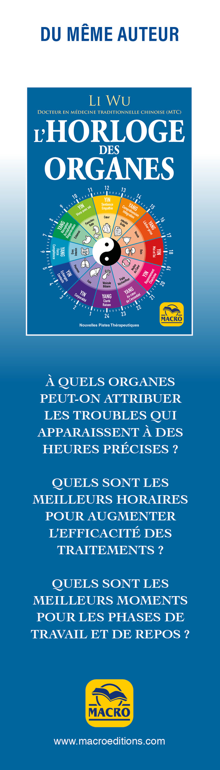 L'horloge des organes pour vos animaux domestiques