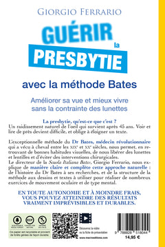 Guérir la presbytie avec la méthode Bates