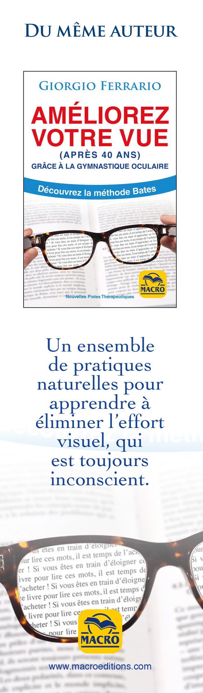 Guérir la presbytie avec la méthode Bates