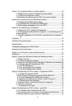 Intégration pédagogique des TICE au Maroc et pratiques des enseignants