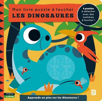 Mon livre puzzle à toucher - Les dinosaures