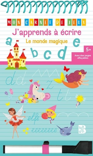 J'apprends à écrire : Le monde magique 5+