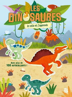 Les dinosaures - Je colle et j'apprends