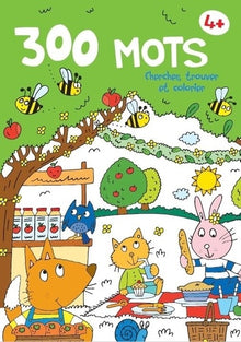 4+ 300 mots chercher trouver et colorier