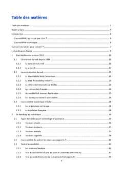 Accessibilité du web