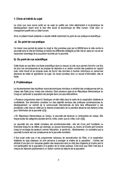 Les ONG et la lutte contre la pauvrete, cas du BDOM