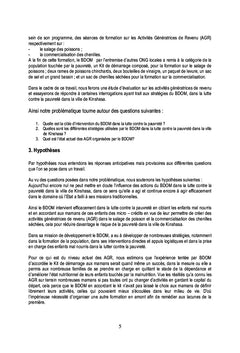 Les ONG et la lutte contre la pauvrete, cas du BDOM