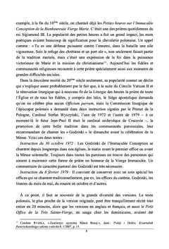 Godzinki Petites heures de l'Immaculee Conception de la Vierge Marie