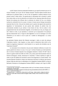 Analyse des facteurs déterminant le niveau de déforestation au Sud-Kiv