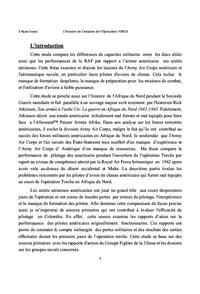L'histoire de l'aviation de l'Opération TORCH