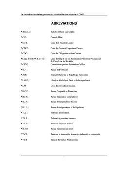 Le caractère dualiste des garanties du contribuable